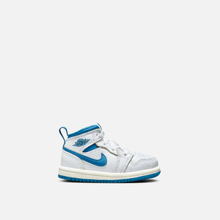 JORDAN 1 MID SE (TD) - WHITE / INDUSTRIAL BLUE