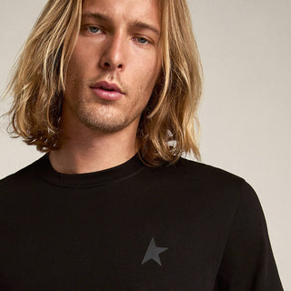 STAR M`S REGULAR T-SHIRT - BLACK