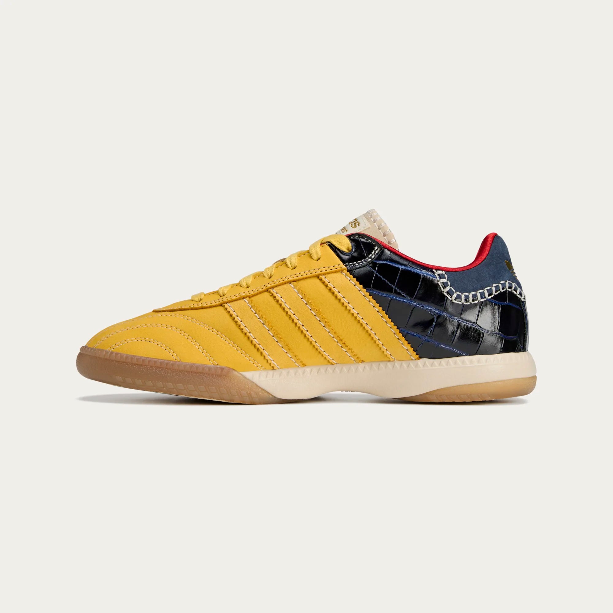 WALES BONNER X ADIDAS MILLENNIUM SAMBA - ST FADE GOLD / COLLEGIATE NAVY