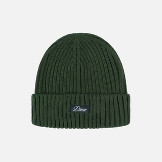 CURSIVE FOLD BEANIE - FOREST