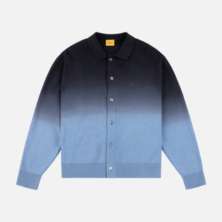 DIPPED CARDIGAN - ICY BLUE