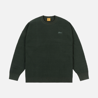 WAVE CABLE KNIT - FOREST