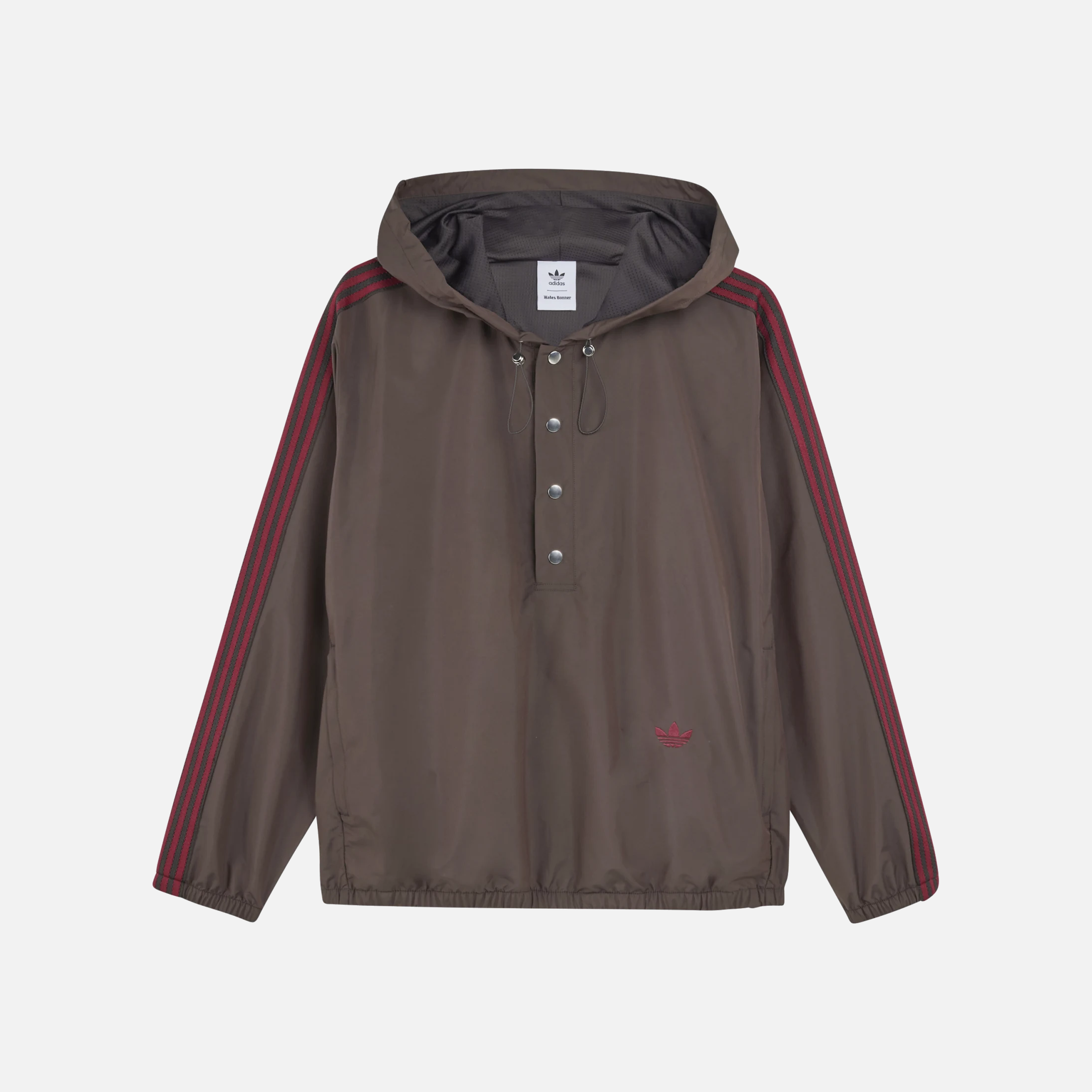 WALES BONNER X ADIDAS NYLON ANORAK - NIGHT BROWN