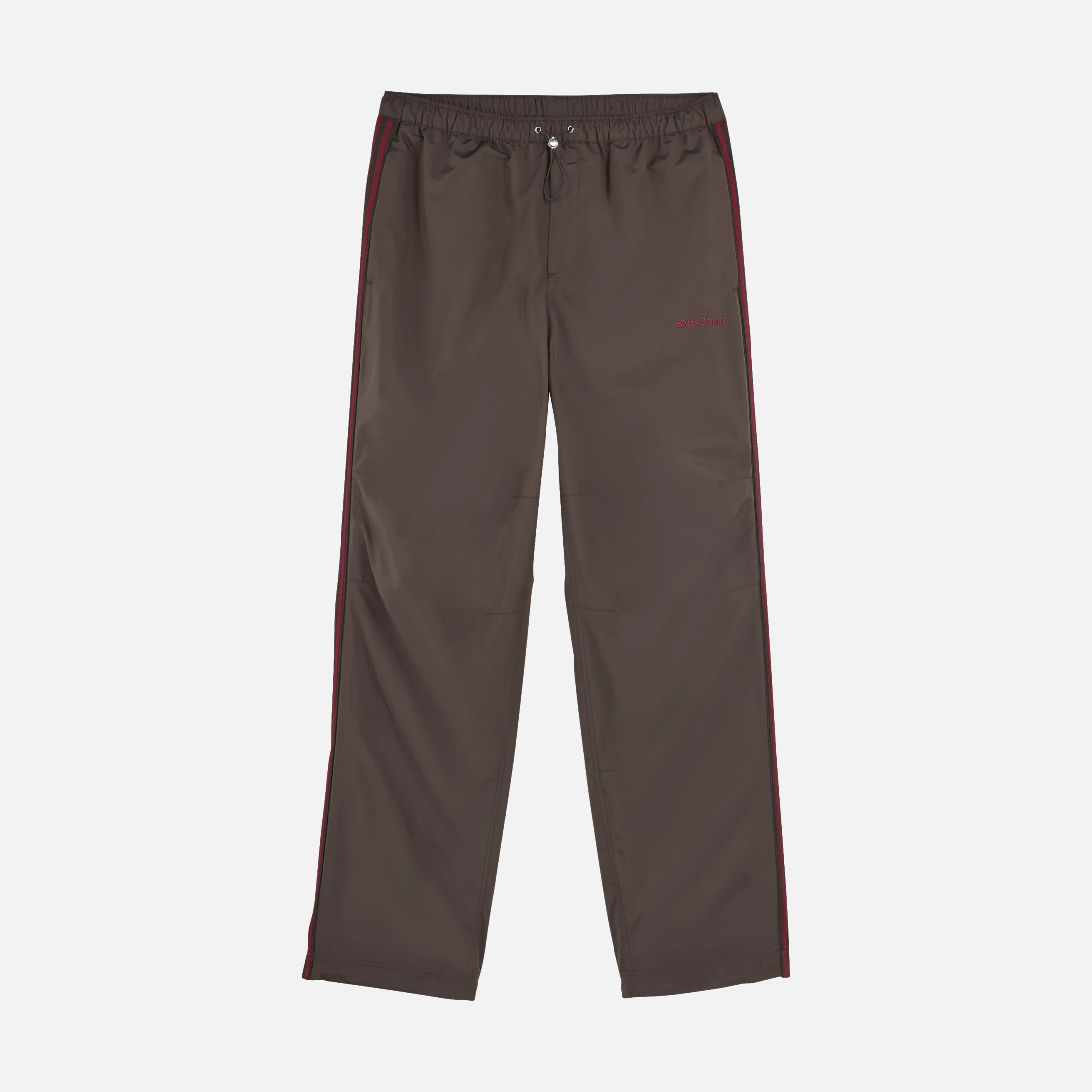 WALES BONNER X ADIDAS NYLON TRACK PANT - NIGHT BROWN