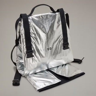 BEACH TOWEL BAG - SILVER