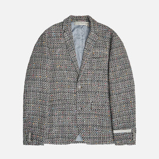 ABC. TWEED SUIT BLAZER - BLACK