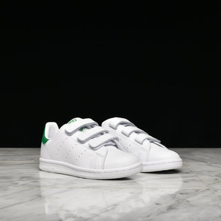 STAN SMITH VELCRO (PS) - WHITE / GREEN