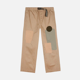 TWILL PATCHWORK CLIMBER PANT - TAN