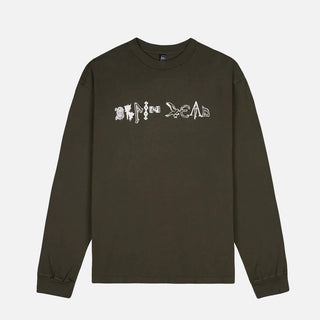 EARTH WISDOM LONG SLEEVE SHIRT - DARK GREEN