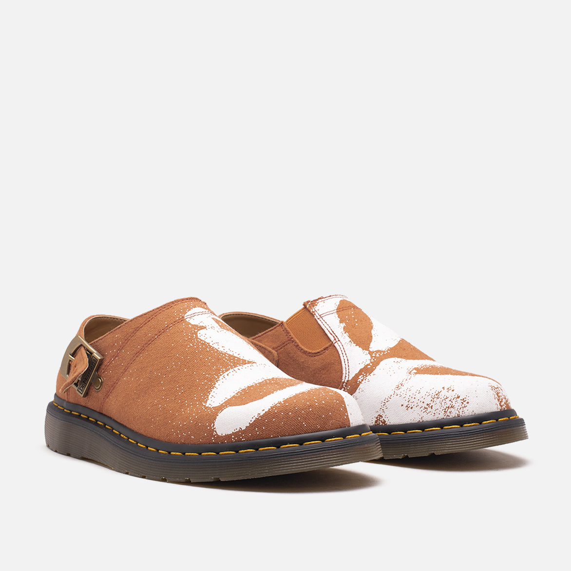 ISHAM HEMP CANVAS (ARCHIVE FLORAL) - DARK TAN