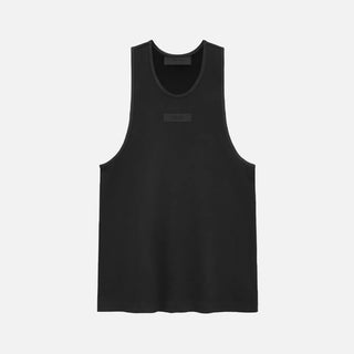 ESSENTIALS HEAVY TANK TOP - BLACK