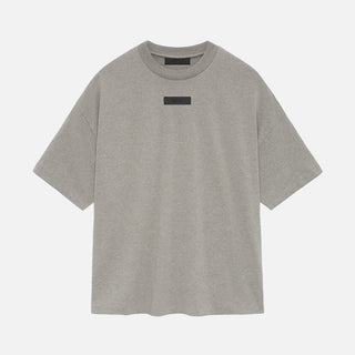 ESSENTIALS S/S TEE - HEATHER GREY