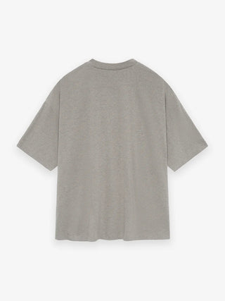 ESSENTIALS S/S TEE - HEATHER GREY