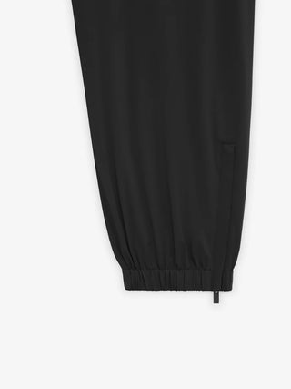 ESSENTIALS NYLON TRACK PANT - BLACK