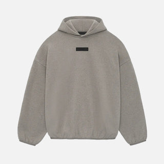 ESSENTIALS HOODIE - HEATHER GREY