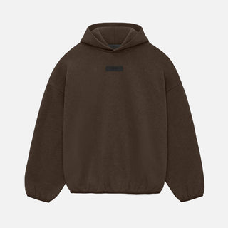 ESSENTIALS HOODIE - HEATHER WOOD