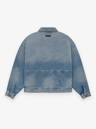 ESSENTIALS DENIM JACKET - MEDIUM WASH