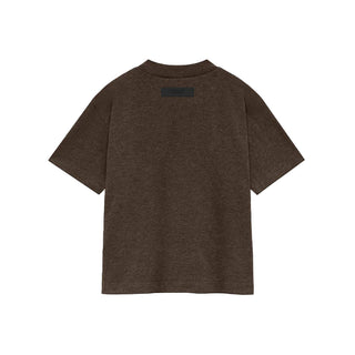 KIDS ESSENTIALS S/S TEE - HEATHER WOOD