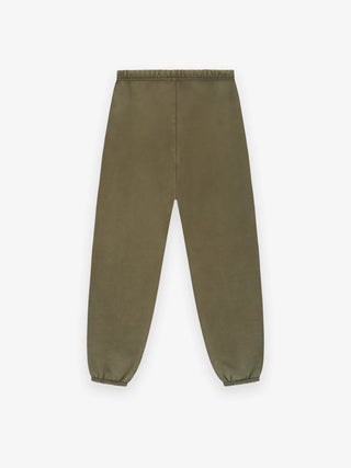 ESSENTIALS HEAVY FLEECE SWEATPANT - MILITARY