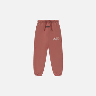 KIDS ESSENTIALS HEAVY FLEECE SWEATPANT - CRIMSON