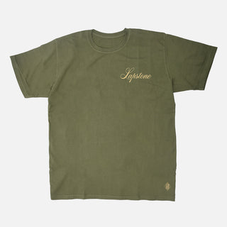 STANDARD ISSUE FOR LAPSTONE TEE "OLIVE / CREAM"