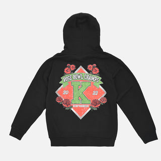 KONFVSEDROSE FOR LAPSTONE "ROSE BOWL" HOODIE - BLACK