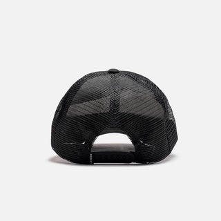 TEXTILE TRUCKER HAT - BLACK