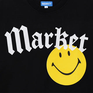 SMILEY GOTHIC T-SHIRT - WASHED BLACK