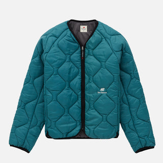 MADE IN USA QUILTED JACKET - NEW SPRUCE HEATHER