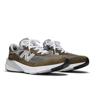 990V6 MADE IN USA - OLIVE / GREY