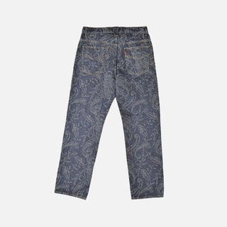 STRAIGHT JEAN - 13OZ DENIM / PAISLEY JQ