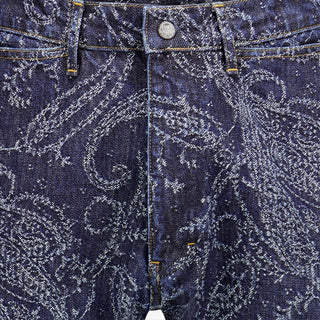 STRAIGHT JEAN - 13OZ DENIM / PAISLEY JQ