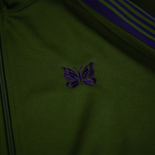 TRACK JACKET - POLY SMOOTH - IVY GREEN