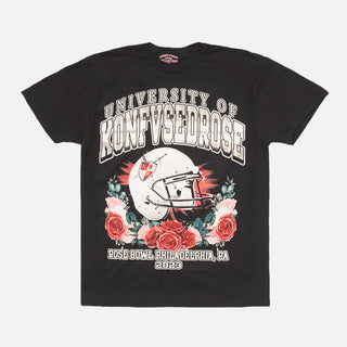 KONFVSEDROSE FOR LAPSTONE "ROSE BOWL" TEE - BLACK