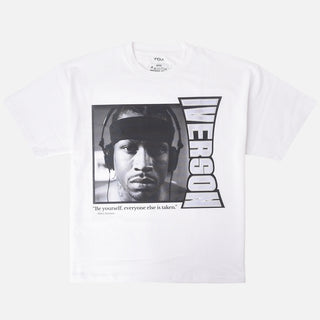 LAPSTONE X VIOLA X IVERSON "BE YOURSELF" TEE - WHITE