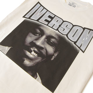 LAPSTONE X VIOLA X IVERSON "SPLIT FACE" TEE - CREAM