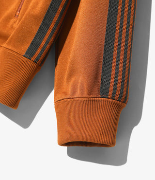 TRACK JACKET POLY SMOOTH - RUST