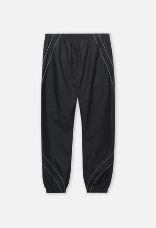 PANELLED NYLON PANT - BLACK