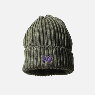 WATCH CAP MERINO WOOL - OLIVE