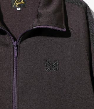 TRACK JACKET POLY SMOOTH - PURPLE