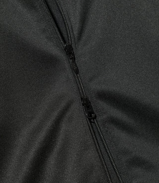 TRACK JACKET POLY SMOOTH - BLACK