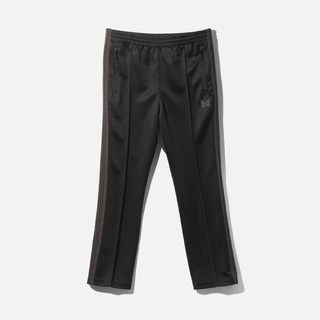 NARROW TRACK PANT POLY SMOOTH - BLACK