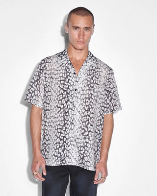 WHITENOISE LEOPARD RESORT SS SHIRT