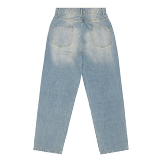 COUNTRY PATCHED DENIM JEAN - WASHED BLUE