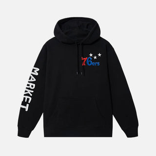 MARKET 76ERS HOODIE - BLACK