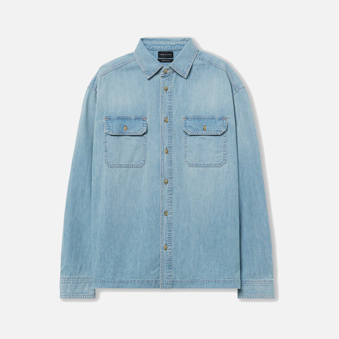 PRINCETON WORK SHIRT - WASHED INDIGO