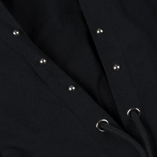 CURSIVE FRENCH TERRY HOODIE - BLACK