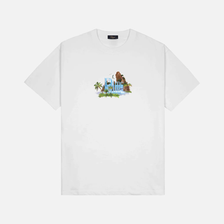 CLASSIC WATERFALL T-SHIRT - WHITE