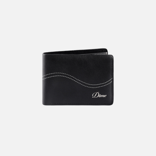 CURSIVE BIFOLD WALLET - BLACK