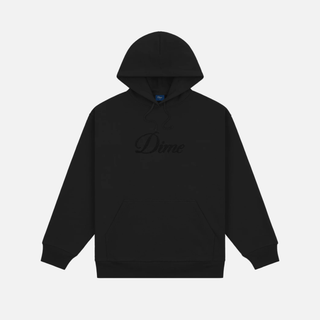 CURSIVE LOGO HOODIE - BLACK